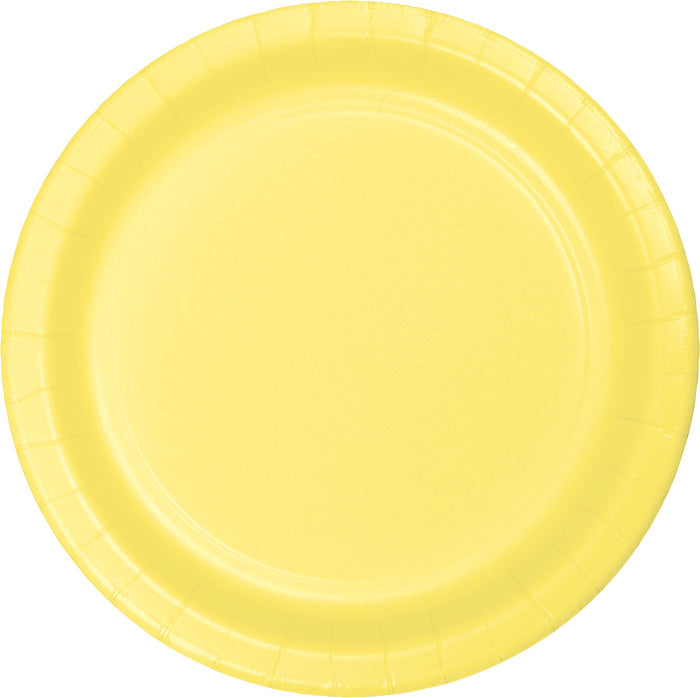 Bulk 240 pc Mimosa Sturdy Style 8.75 inch Dinner Plates - Solid Color Party Tableware by Creative Converting