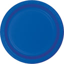 Bulk 240 pc Cobalt Blue Sturdy Style 8.75 inch Dinner Plates - Solid Color Party Tableware by Creative Converting