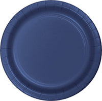 Bulk 240 pc Navy Sturdy Style 8.75 inch 8.75 inch Dinner Plates - Solid Color Party Tableware by Creative Converting