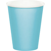 Bulk 240 pc Pastel Blue 9 oz Hot & Cold Cups - Solid Color Party Tableware by Creative Converting