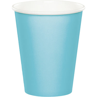 Bulk 240 pc Pastel Blue 9 oz Hot & Cold Cups - Solid Color Party Tableware by Creative Converting