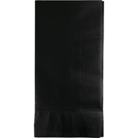 Bulk 600 pc Black Velvet 2 Ply Dinner Napkins  - Solid Color Party Tableware by Creative Converting