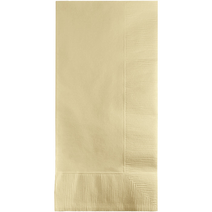 Bulk 600 pc Ivory 2 Ply Dinner Napkins  - Solid Color Party Tableware by Creative Converting