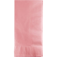 Bulk 600 pc Classic Pink 2 Ply Dinner Napkins  - Solid Color Party Tableware by Creative Converting