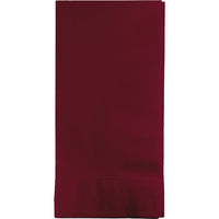 Bulk 600 pc Burgundy 2 Ply Dinner Napkins  - Solid Color Party Tableware by Creative Converting