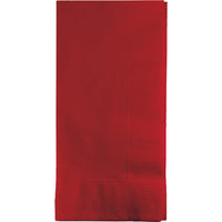 Bulk 600 pc Classic Red 2 Ply Dinner Napkins  - Solid Color Party Tableware by Creative Converting