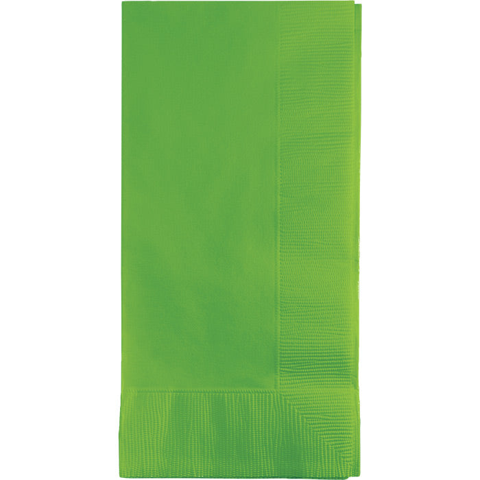Bulk 600 pc Fresh Lime 2 Ply Dinner Napkins  - Solid Color Party Tableware by Creative Converting