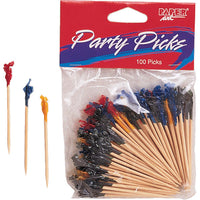 1200 pc Bulk Frilled Sandwich Picks - New Year's Eve Party Supplies by Creative Converting