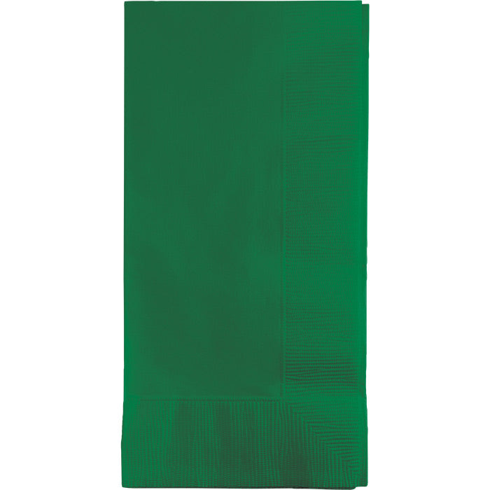 Bulk 600 pc Emerald Green 2 Ply Dinner Napkins  - Solid Color Party Tableware by Creative Converting