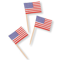 600 pc Bulk Flag Picks - Patriotic and 4th of July Party Supplies by Creative Converting
