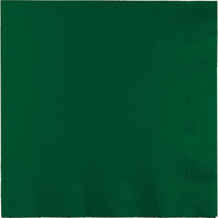 Bulk 250 pc Hunter Green Dinner Napkins 3 Ply  - Solid Color Party Tableware by Creative Converting