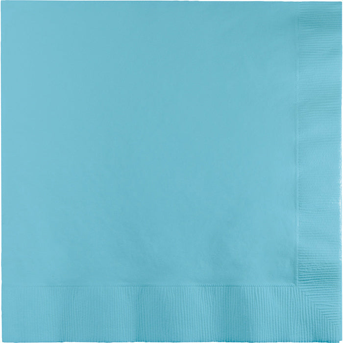 Bulk 250 pc Pastel Blue Dinner Napkins 3 Ply  - Solid Color Party Tableware by Creative Converting