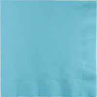 Bulk 250 pc Pastel Blue Dinner Napkins 3 Ply  - Solid Color Party Tableware by Creative Converting