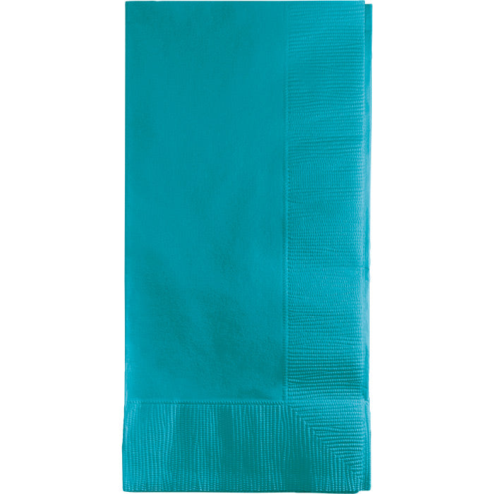 Bulk 600 pc Bermuda Blue 2 Ply Dinner Napkins  - Solid Color Party Tableware by Creative Converting