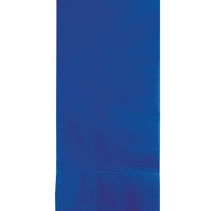 Bulk 600 pc Cobalt Blue 2 Ply Dinner Napkins  - Solid Color Party Tableware by Creative Converting