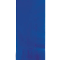 Bulk 600 pc Cobalt Blue 2 Ply Dinner Napkins  - Solid Color Party Tableware by Creative Converting