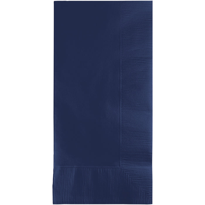 Bulk 600 pc Navy 2 Ply Dinner Napkins  - Solid Color Party Tableware by Creative Converting