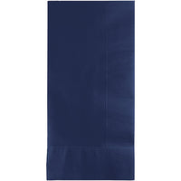 Bulk 600 pc Navy 2 Ply Dinner Napkins  - Solid Color Party Tableware by Creative Converting