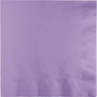 Bulk 250 pc Luscious Lavender Dinner Napkins 3 Ply  - Solid Color Party Tableware by Creative Converting