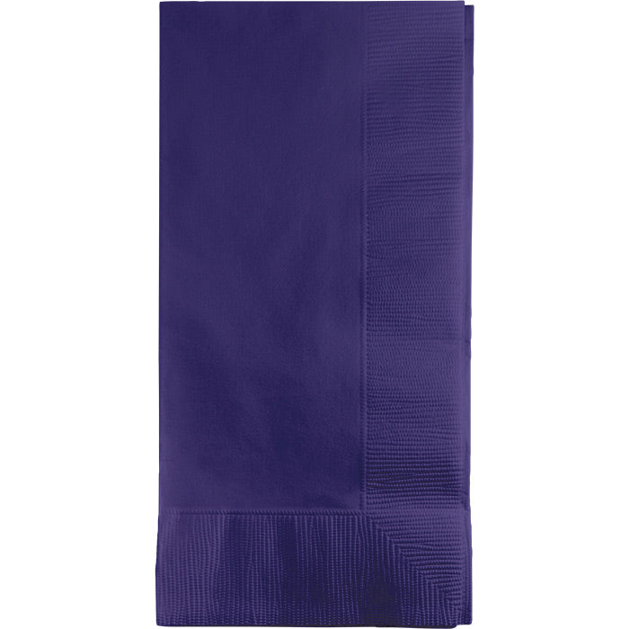 Bulk 600 pc Purple 2 Ply Dinner Napkins  - Solid Color Party Tableware by Creative Converting