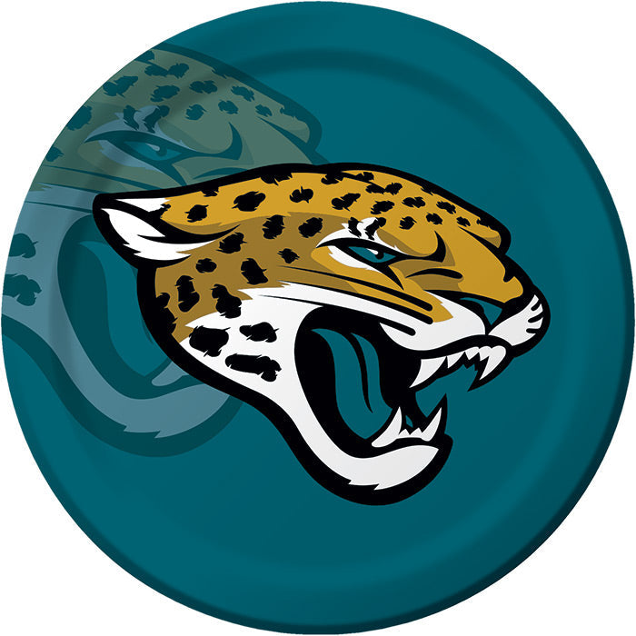 96 pc Bulk Jacksonville Jaguars Dinner Plates - Sports Party Supplies by Creative Converting