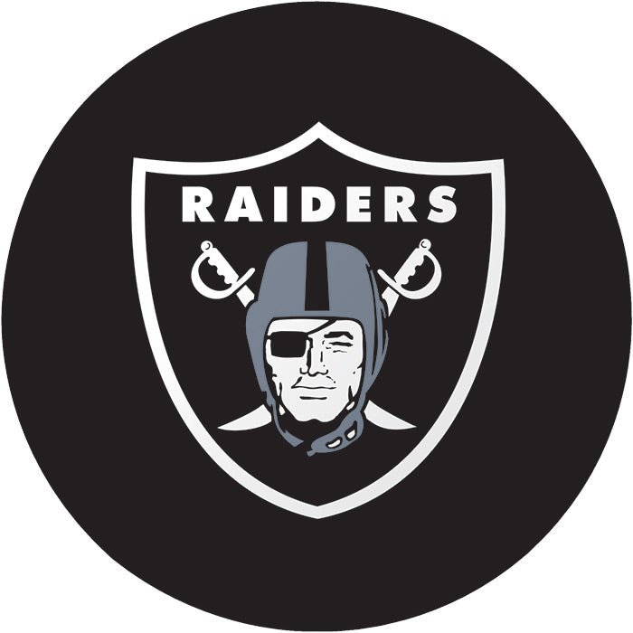 96 pc Bulk Las Vegas Raiders Dinner Plates - Sports Party Supplies by Creative Converting