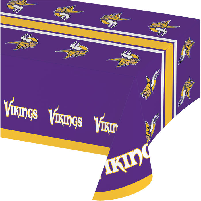12 pc Bulk Minnesota Vikings Table Covers - Sports Party Supplies by Creative Converting