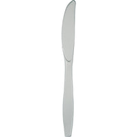 Bulk 288 pc Shimmering Silver Plastic Knives  - Solid Color Party Tableware by Creative Converting