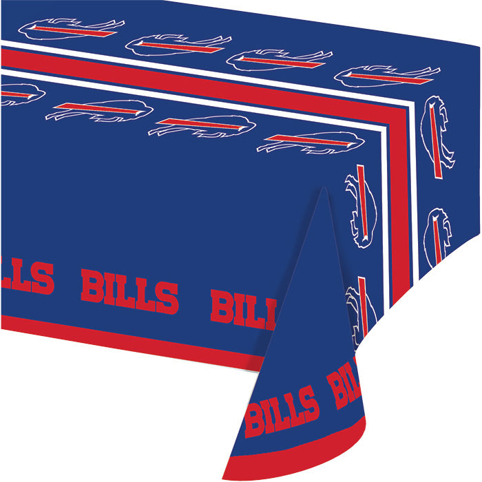 12 pc Bulk Buffalo Bills Table Covers - Sports Party Supplies by Creative Converting