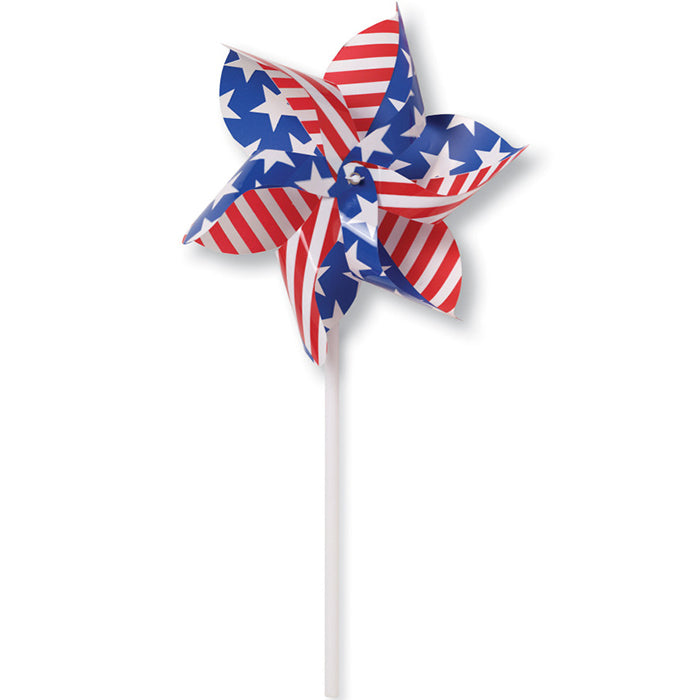 12 pc Bulk Patriotic Pinwheel - Patriotic and 4th of July Party Supplies by Creative Converting