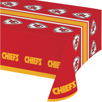12 pc Bulk Kansas City Chiefs Table Covers - Sports Party Supplies by Creative Converting