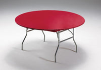 Bulk 12 pc Red Stay Put Round Table Covers - Solid Color Party Tableware by Creative Converting