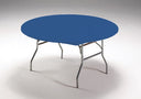 Bulk 12 pc Royal Blue Stay Put Round Table Covers - Solid Color Party Tableware by Creative Converting