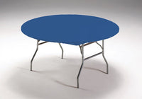 Bulk 12 pc Royal Blue Stay Put Round Table Covers - Solid Color Party Tableware by Creative Converting