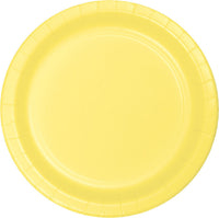 Bulk 240 pc Mimosa Sturdy Style Paper Banquet Plates 10.25 inch - Solid Color Party Tableware by Creative Converting