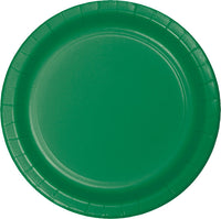 Bulk 240 pc Emerald Green Sturdy Style Paper Banquet Plates 10.25 inch - Solid Color Party Tableware by Creative Converting