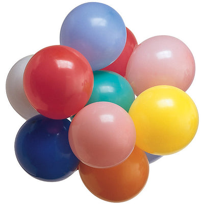 240 pc Bulk Assorted 9" Latex Balloons - General Party Decorations and Accessories by Creative Converting