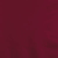Bulk 500 pc Burgundy Beverage Napkins 3 ply  - Solid Color Party Tableware by Creative Converting