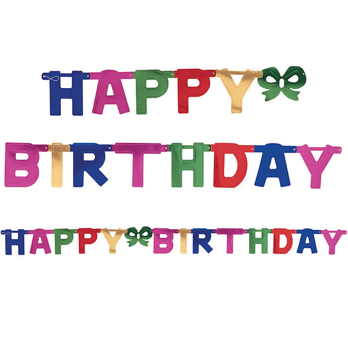 12 pc Bulk Large Happy Birthday Party Banners - Birthday Party Supplies by Creative Converting