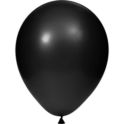 Bulk 180 pc Black Latex Balloons  - Solid Color Party Tableware by Creative Converting