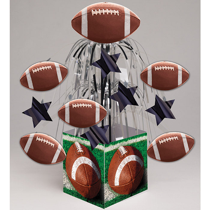 6 pc Bulk Tailgate Rush Cascading Foil Centerpieces - Sports Party Supplies by Creative Converting