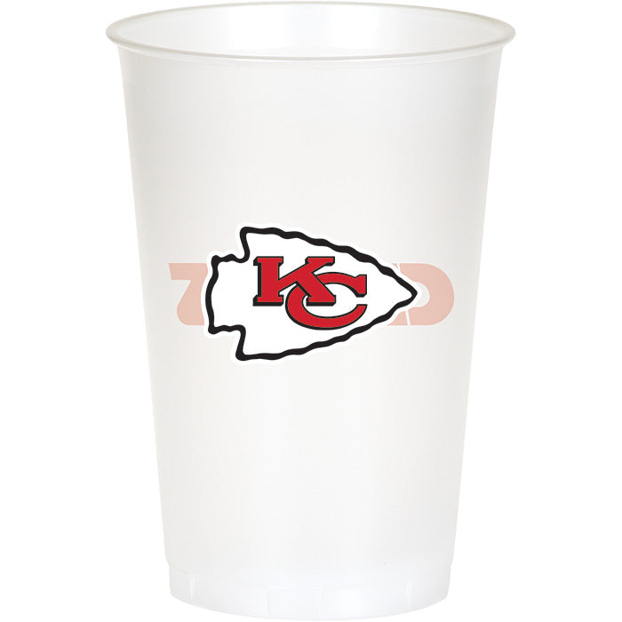 96 pc Bulk Kansas City Chiefs 20 oz Plastic Cups - Sports Party Supplies by Creative Converting