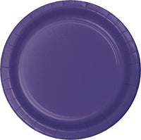 Bulk 240 pc Purple Sturdy Style Paper Banquet Plates 10.25 inch - Solid Color Party Tableware by Creative Converting