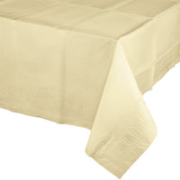 Bulk 6 pc Ivory Paper Table Covers 54