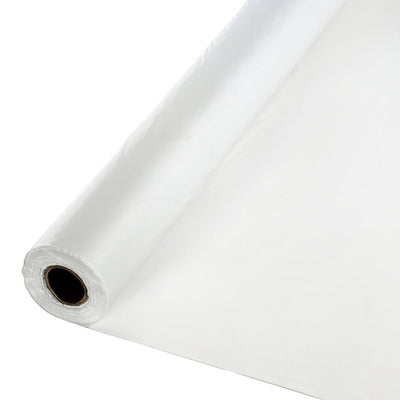 250 ft by 40 inch White Banquet Roll - Solid Color Party Tableware by Creative Converting