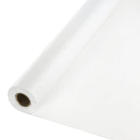 Bulk 6 pc White Banquet Roll 100 ft x 40 inch - Solid Color Party Tableware by Creative Converting