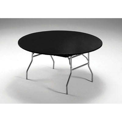 Bulk 12 pc Black Stay Put Table Cover 60" - Solid Color Party Tableware by Creative Converting