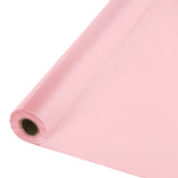 Classic Pink Plastic Banquet Table Roll 100ft x 40 inch - Solid Color Party Tableware by Creative Converting