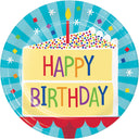 Cake Birthday Dessert Plates (Case of 96) - Birthday Party Supplies by Creative Converting