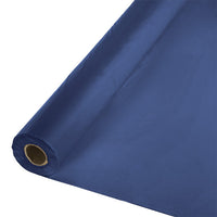 Navy Plastic Banquet Table Roll 100ft x 40 inch - Solid Color Party Tableware by Creative Converting